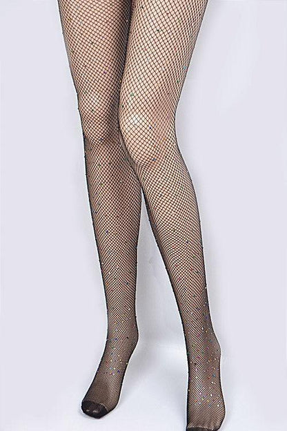 crystal fishnet tights - RK Collections Boutique