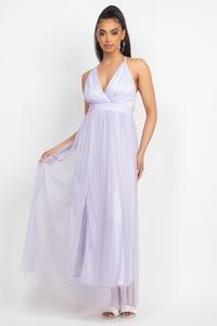 Tulle Mesh Maxi Dress - RK Collections Boutique