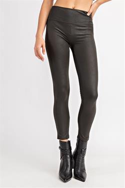 Faux leather leggings-Leggings-Glam-tarpiniangroup
