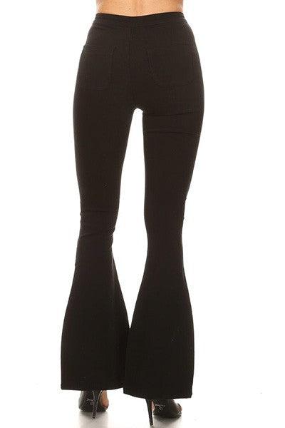 High waist super stretch bell bottom pants-Jeans-JC & JQ-RK Collections Boutique