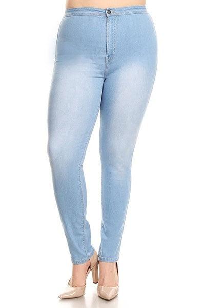 GP3102 PLUS high waist stretch skinny jean - RK Collections Boutique