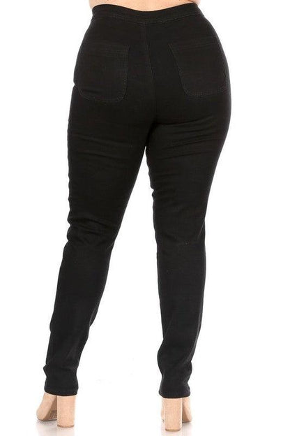 GP3103 PLUS high waist stretchy skinny jean - RK Collections Boutique