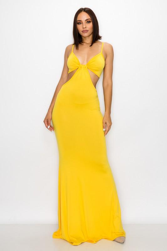 cutout sleeveless maxi dress-Dress-Maxi-Magia-RK Collections Boutique