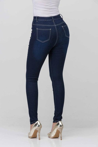 high waist skinny jeans LV-126-Jeans-Lover Brand-alomfejto