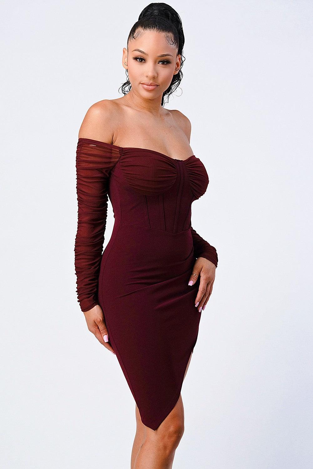 off the shoulder ribbed bodycon dress Amazon.com: HYPERFIRE Women's Sexy Elegant Long Sleeve Dress Off the Shoulder Ribbed Dresses Party Going Out Black and White X-Small : Clothing, Shoes & Jewelry