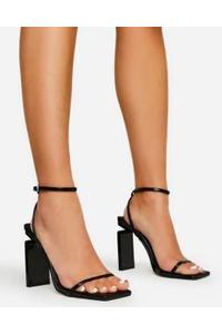 square toe rectangle heels