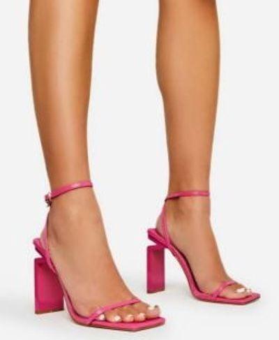 square toe rectangle heels - RK Collections Boutique