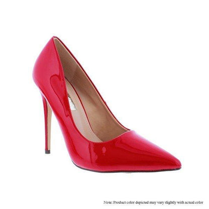 patent leather high heel pumps - RK Collections Boutique