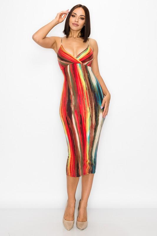 surplice bodycon dress Surplice Neck Lantern Sleeve Sequin Bodycon Dress Red / L