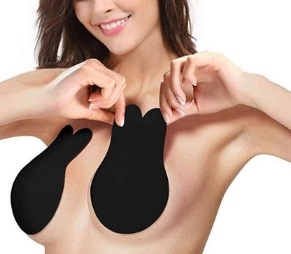 Reusable Breast Lift Pastie-Accessory:Intimate-Magic Curves-Black-406N-1-RK Collections Boutique