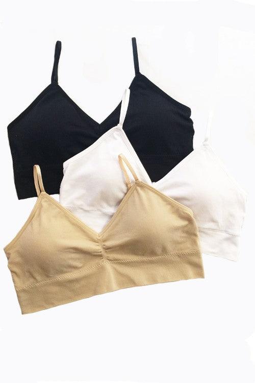 Seamless Bralette-Bralette-Anemone-White-IW21500-2-RK Collections Boutique