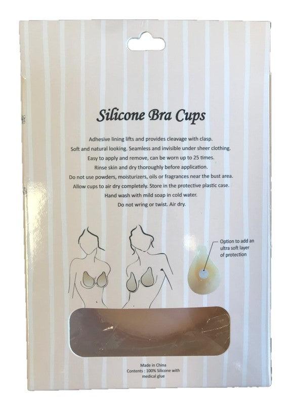 SILICONE BRA CUPS with center clasp-Accessory:Intimate-Magic Curves-Nude-306N-alomfejto