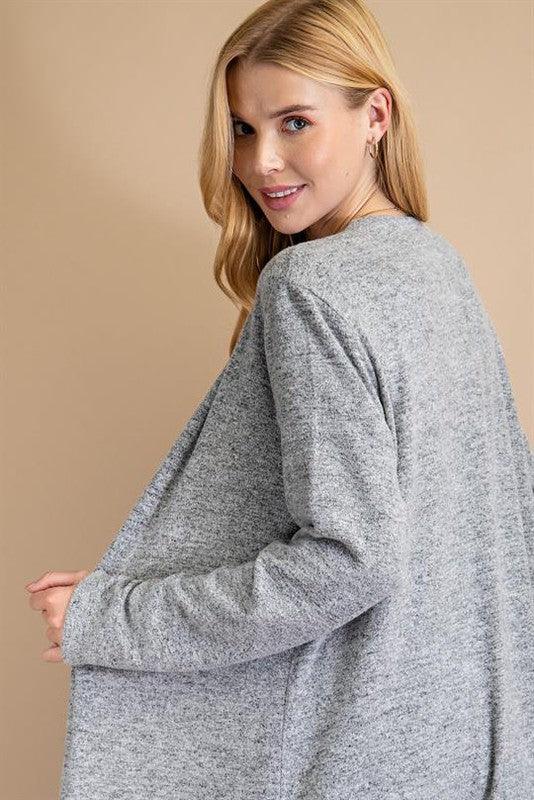 soft fuzzy duster cardigan-Tops-Cardigan-L Love-RK Collections Boutique