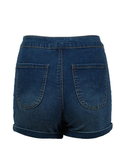 Super High Rise Cuffed Short-Shorts-Boom Boom Jeans-tikolighting