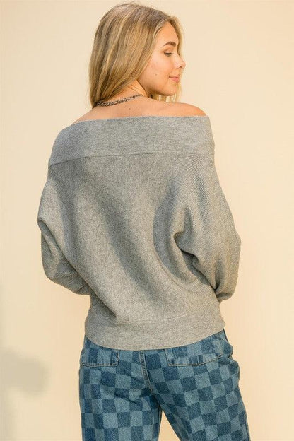 the softest off the shoulder sweater - RK Collections Boutique