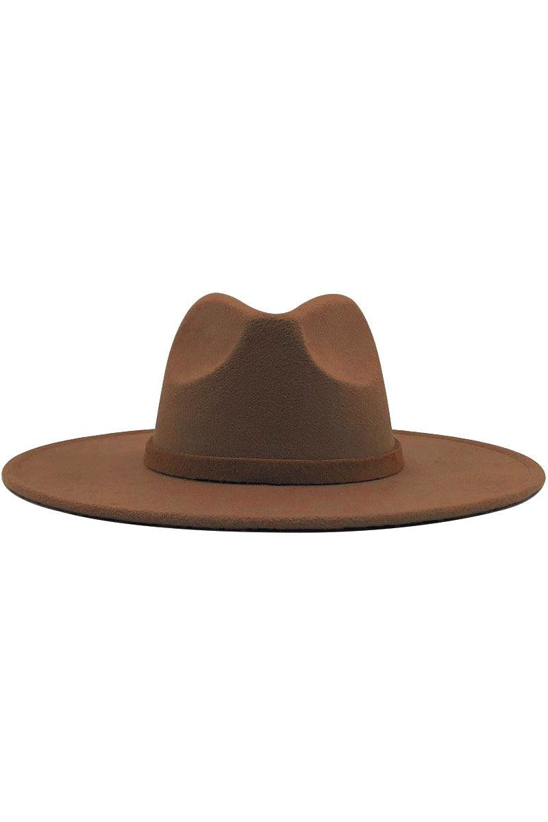 wide brim belt buckle band panama hat - alomfejto